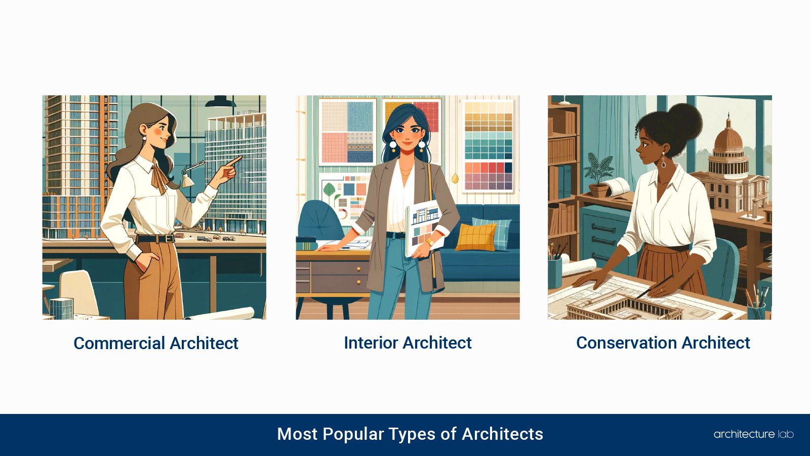 19 types of architects and careers to follow